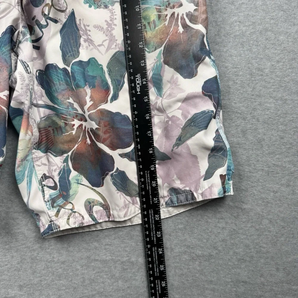 Ripcurl Board Shorts Men's 32 Surf Swim Trunks Floral Y2K Beach Tropical Summer